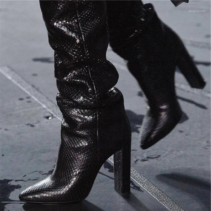 New Gold Color Snake Skin Catwalk New High-heeled Pointed Snake Print Boots Fashion Pointed Toe High Heels Knee High Boot1
New Gold Color Snake Skin Catwalk New High-heeled Pointed Snake Print Boots Fashion Pointed Toe High Heels Knee High Boot1