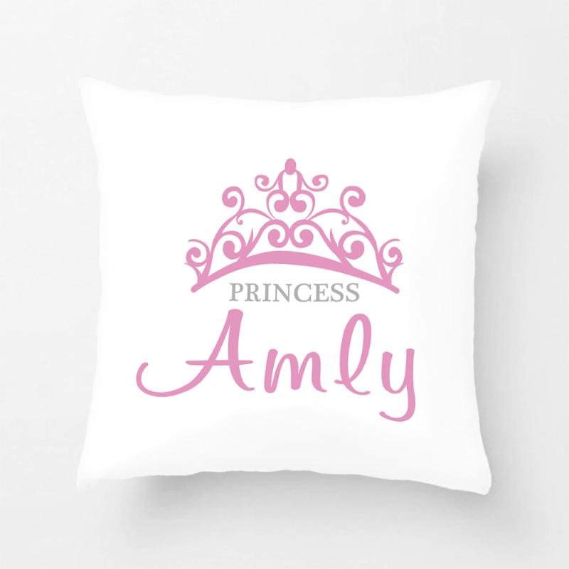 Customized Princess Girl Name Printed Throw Pillowcase Crown Decorative Cushion Cover Gift By Lvsure For Car Sofa Seat, 30x50cm
Customized Princess Girl Name Printed Throw Pillowcase Crown Decorative Cushion Cover Gift By Lvsure For Car Sofa Seat, 30x50cm