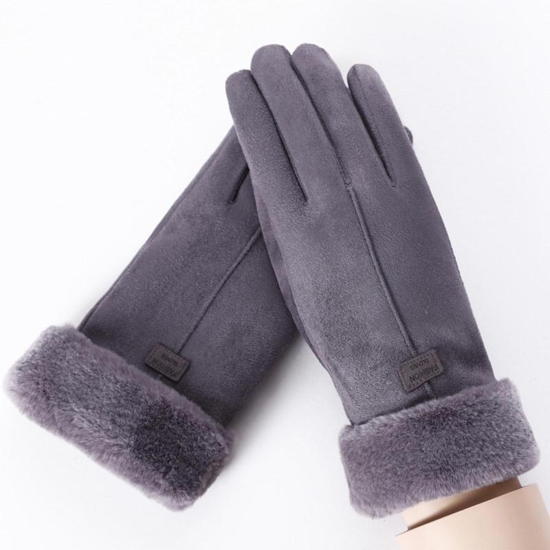 Women Autumn Winter Full Finger Touch Screen Gloves Suede Plush Liner Thick Warm Gloves Ladies Girls Outdoor Sport Hand Wear
Women Autumn Winter Full Finger Touch Screen Gloves Suede Plush Liner Thick Warm Gloves Ladies Girls Outdoor Sport Hand Wear