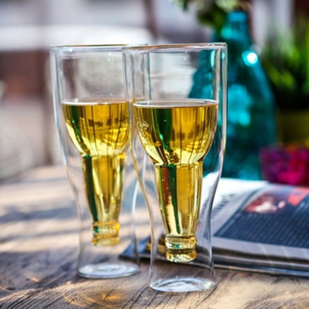 Glasses Double Walled Beer Glass Hopside Longneck Upside Down Gift Inverted Drinking Transparent Creative Wine Glass Cup LJ200821
Glasses Double Walled Beer Glass Hopside Longneck Upside Down Gift Inverted Drinking Transparent Creative Wine Glass Cup LJ200821