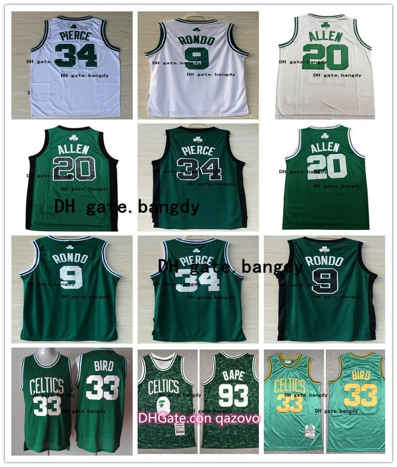 Vintage Mens BostonCelticsnba Ray 20Allen Paul 34Pierce Larry 33 Bird 9 RajonRondo Stitched Retro Basketball Jersey, Black;red
Vintage Mens BostonCelticsnba Ray 20Allen Paul 34Pierce Larry 33 Bird 9 RajonRondo Stitched Retro Basketball Jersey, Black;red