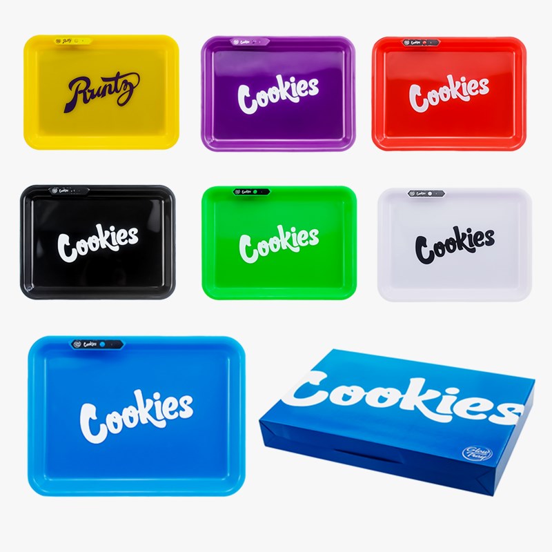 Cookies California Glowtray Blue Red Green Yellow LED Rolling Glow Tray for Rolling 420 Dry Herb Flower Storage Display with Box DHL free
Cookies California Glowtray Blue Red Green Yellow LED Rolling Glow Tray for Rolling 420 Dry Herb Flower Storage Display with Box DHL free