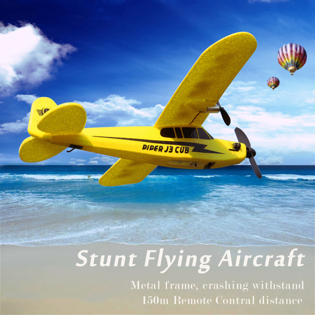 RC Plane EPP Foam Glider Airplane Metal Frame Outdoor Sports Toy 2 Channels Radio Remote Control Toy Kid Gift Drop LJ201210