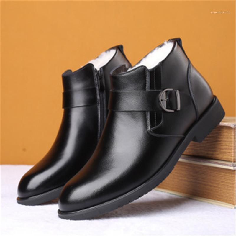 Autumn Winter Wool Blend Men Winter Boots Warmest high quality Leather Russian Style 2020 New Men Snow Boots sizes 38-441, Black
Autumn Winter Wool Blend Men Winter Boots Warmest high quality Leather Russian Style 2020 New Men Snow Boots sizes 38-441, Black