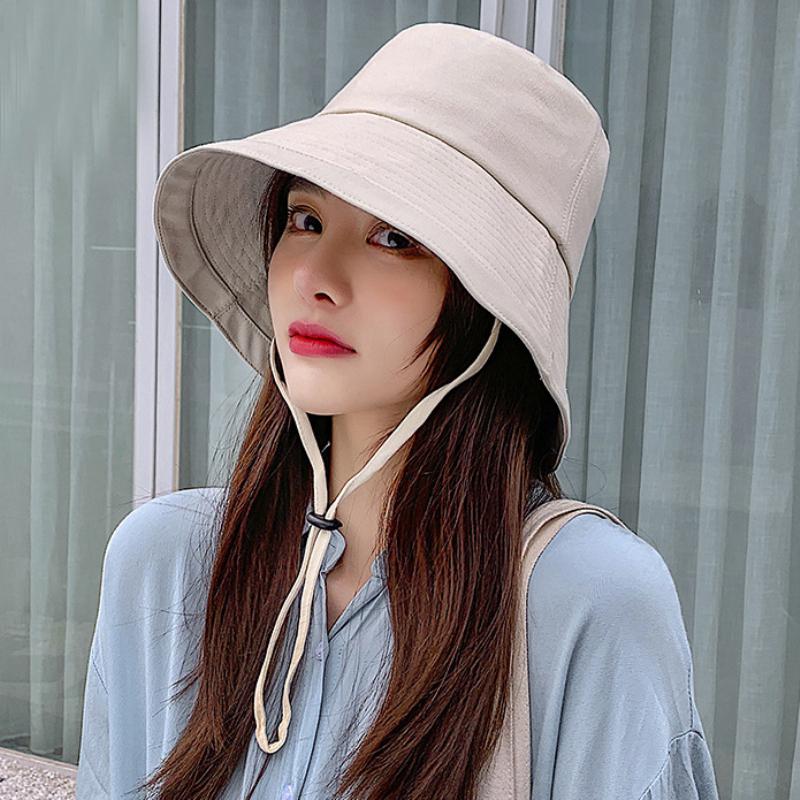 HT3036 New Fashion Women Hat Breathable Cotton Flat Top Bucket Hat Solid Plain Anti-UV Fishing Cap Ladies Spring Summer Sun, Black
HT3036 New Fashion Women Hat Breathable Cotton Flat Top Bucket Hat Solid Plain Anti-UV Fishing Cap Ladies Spring Summer Sun, Black