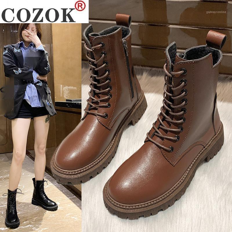 Lace Up Boots Winter Shoes For Women Round Toe Luxury Designer Flat Heel Boots-Women 2021 Fashion Riding Ladies Rubber Low1
Lace Up Boots Winter Shoes For Women Round Toe Luxury Designer Flat Heel Boots-Women 2021 Fashion Riding Ladies Rubber Low1