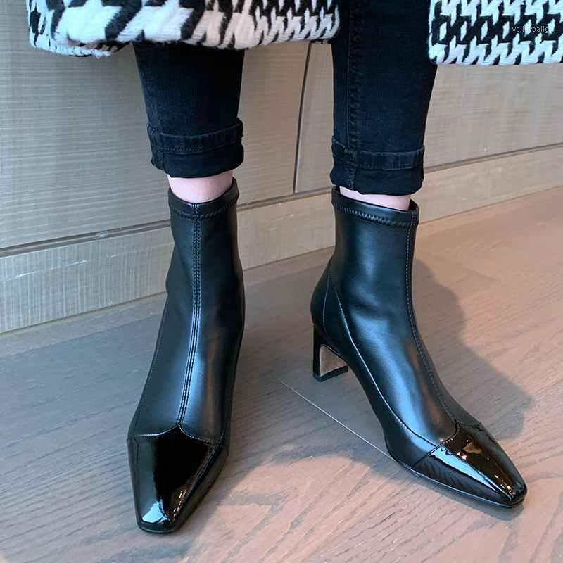 high heels shoes women's ankle boots square toe stretch boots new winter mature basic keep warm ankle1, Black
high heels shoes women's ankle boots square toe stretch boots new winter mature basic keep warm ankle1, Black