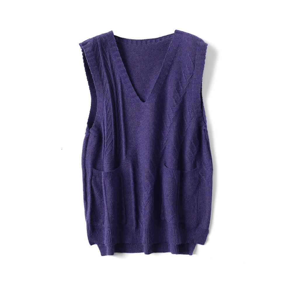 2021 New Twist Casual Autumn Winter Basic Short Vest V-neck Sleeveless Crop Sweater Pullovers Women Loose Pullover Female B06h, Lake blue
2021 New Twist Casual Autumn Winter Basic Short Vest V-neck Sleeveless Crop Sweater Pullovers Women Loose Pullover Female B06h, Lake blue