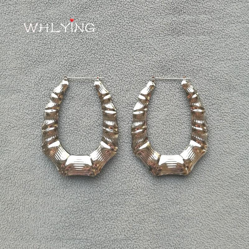 Hoop & Huggie Rock Gold Silver Color Bamboo Joint Big Earrings For Women Brincos Jewelry Fashion Wholesale
Hoop & Huggie Rock Gold Silver Color Bamboo Joint Big Earrings For Women Brincos Jewelry Fashion Wholesale