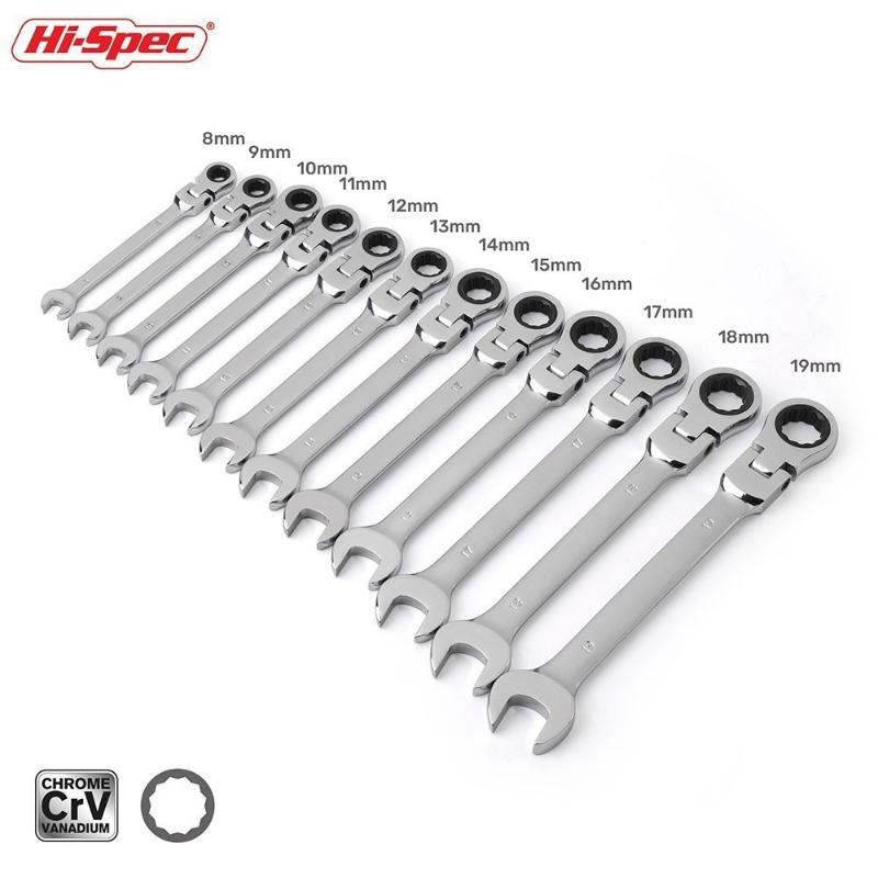 Hi-Spec 1pc 6-19mm Ratchet Wrench Key Adjustable Wrenches Bike Torque Wrench Spanner Universal Tool Car Repair Tools
Hi-Spec 1pc 6-19mm Ratchet Wrench Key Adjustable Wrenches Bike Torque Wrench Spanner Universal Tool Car Repair Tools