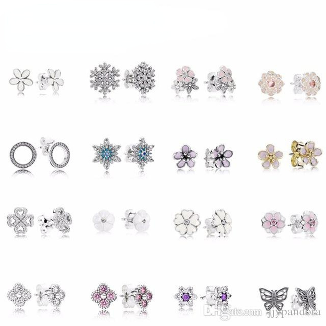 NEW Genuine 100% 925 Sterling Silver pandora Earrings Flower Butterfly Ear Studs charm Beads Fit Original DIY Dangler Wholesale factory, Black
NEW Genuine 100% 925 Sterling Silver pandora Earrings Flower Butterfly Ear Studs charm Beads Fit Original DIY Dangler Wholesale factory, Black
