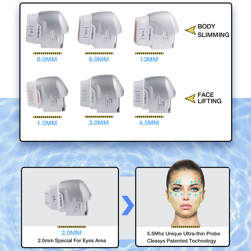 Upgraded 7D HIFU Face Lifting Machine SMAS Skin Tightening Wrinkle Removal Treatment Hifu Therapy Ultrasound Devices