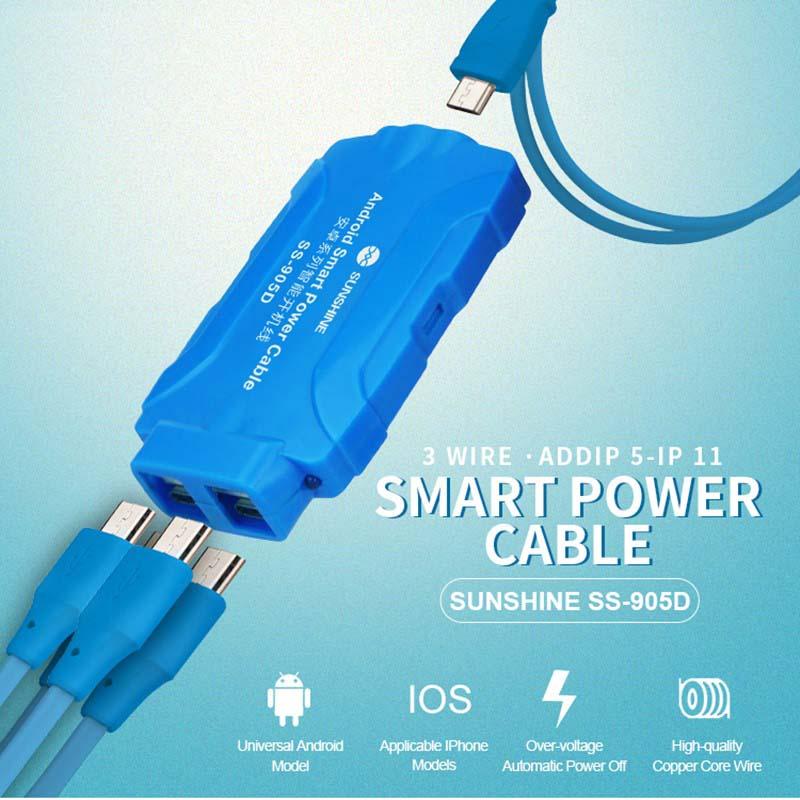 Sunshine SS-905D Smart Power Cable Detection Line Automatic Recognition Phone Repair Tool For Android Phone Power
Sunshine SS-905D Smart Power Cable Detection Line Automatic Recognition Phone Repair Tool For Android Phone Power