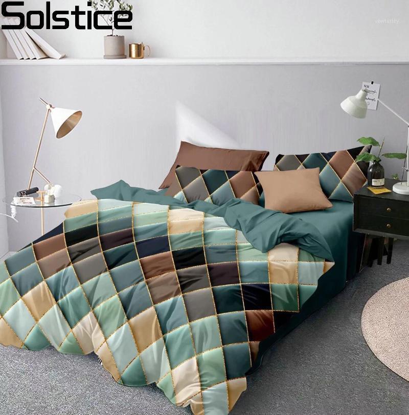 Solstice 3D Green Luxurious Quilt Cover Bedding Set Geometric Rhombus Lattice Bed Linens Duvet Cover Pillowcase Comforter Sets1, 15
Solstice 3D Green Luxurious Quilt Cover Bedding Set Geometric Rhombus Lattice Bed Linens Duvet Cover Pillowcase Comforter Sets1, 15