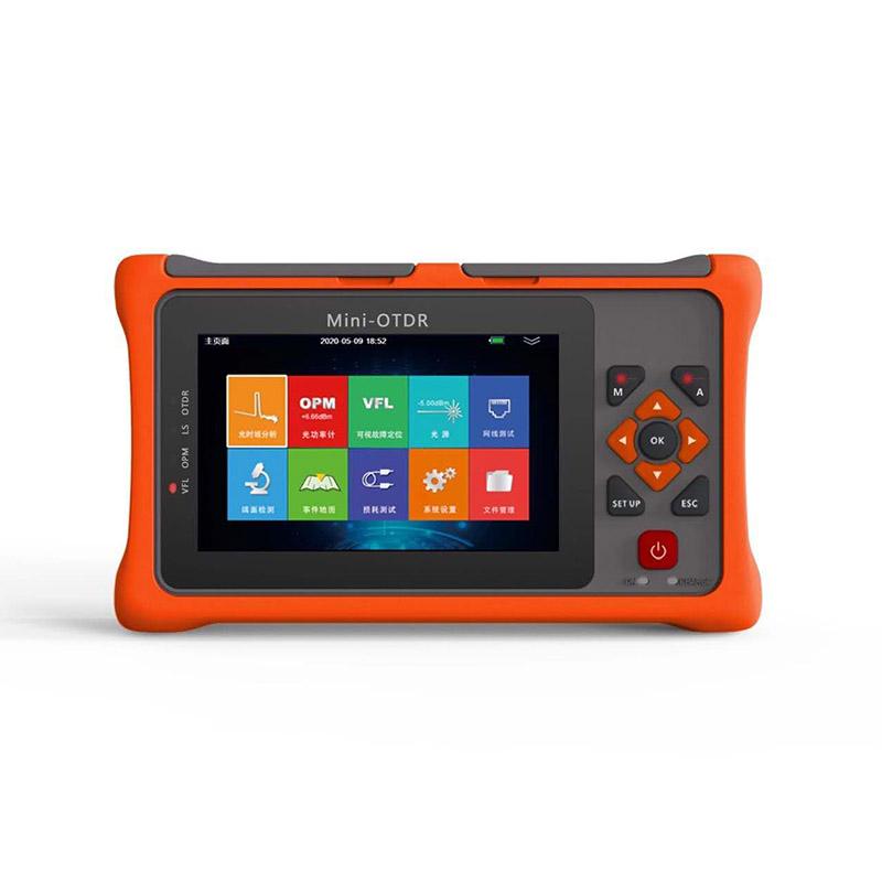 Mini Pro OTDR 4.3-inch 1310/1550nm 24/22dB SM with OPM OLS VFL Touch Screen Fiber Optic OTDR Ethernet Cable Tester
Mini Pro OTDR 4.3-inch 1310/1550nm 24/22dB SM with OPM OLS VFL Touch Screen Fiber Optic OTDR Ethernet Cable Tester