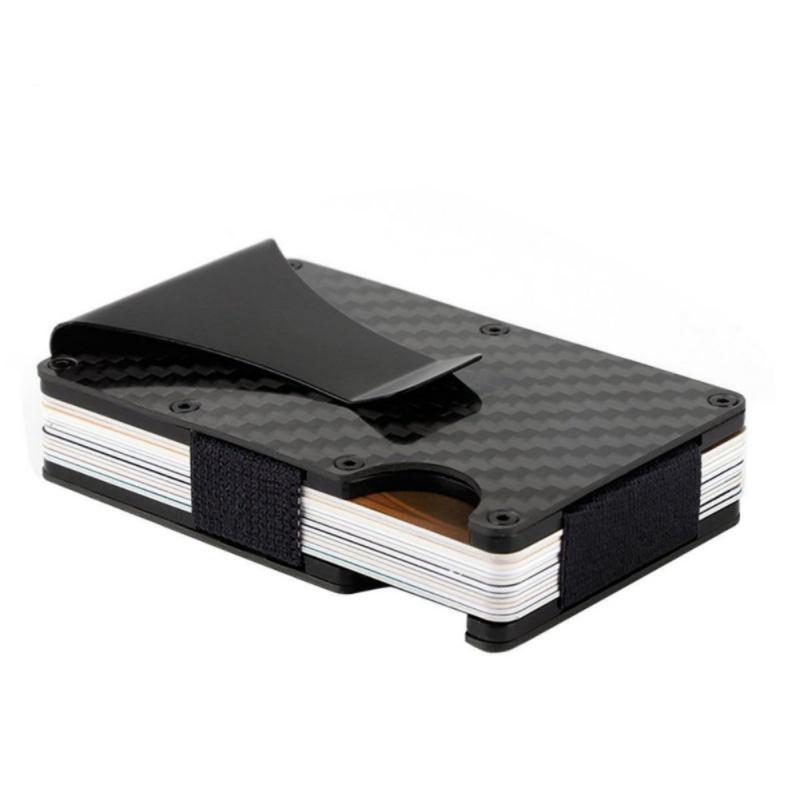 New Fashion Wallets Slim Carbon Fiber Pockets RFID Blocking Metal Money Clips Purse Holder Wallet
New Fashion Wallets Slim Carbon Fiber Pockets RFID Blocking Metal Money Clips Purse Holder Wallet