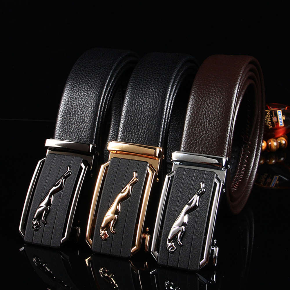 Korean fashion versatile new men's leather belt automatic buckle business belt men's belt, Black
Korean fashion versatile new men's leather belt automatic buckle business belt men's belt, Black