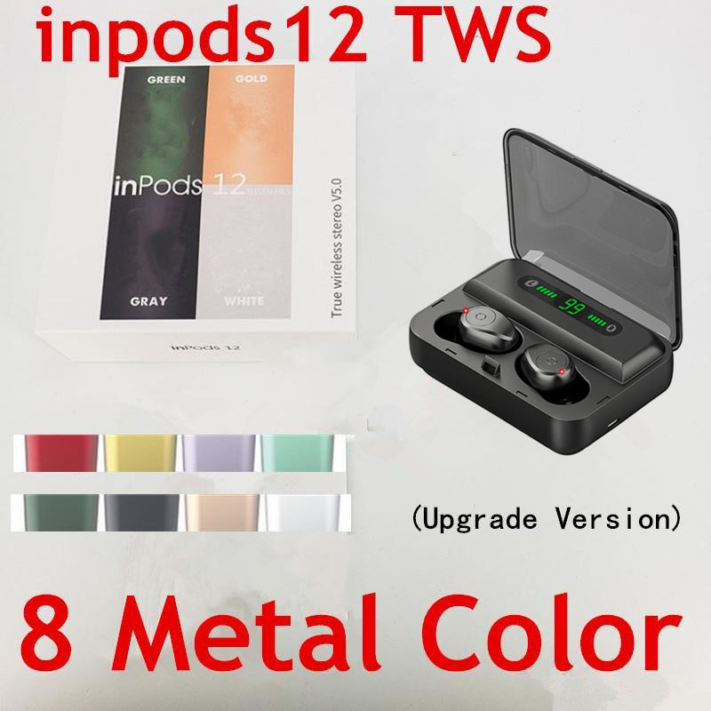 NEW Macaron plating color inpods 12 TWS inpods12 i12 Bluetooth wireless earphone pop up window touch control earbuds headsets headphone
NEW Macaron plating color inpods 12 TWS inpods12 i12 Bluetooth wireless earphone pop up window touch control earbuds headsets headphone