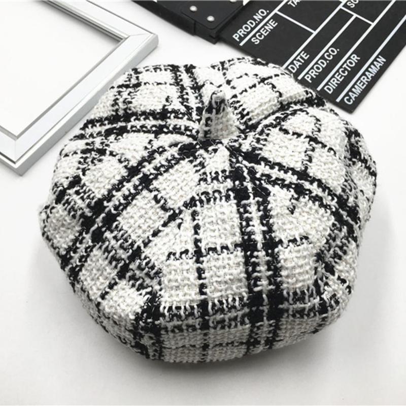 Berets Chequered Japanese Autumn Winter Hats Vintage Twill Beret Women Pumpkin Cap Headwear Ladies Make Thin Caps Children Solid, White
Berets Chequered Japanese Autumn Winter Hats Vintage Twill Beret Women Pumpkin Cap Headwear Ladies Make Thin Caps Children Solid, White