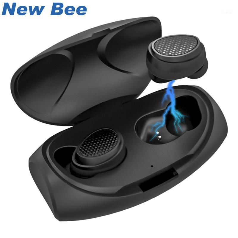 New Bee Wireless Headphones Bluetooth 5.0 TWS HIFI Handsfree Bluetooth Earphone Mini In-ear Headset for Sports Running/Gaming1, Black
New Bee Wireless Headphones Bluetooth 5.0 TWS HIFI Handsfree Bluetooth Earphone Mini In-ear Headset for Sports Running/Gaming1, Black