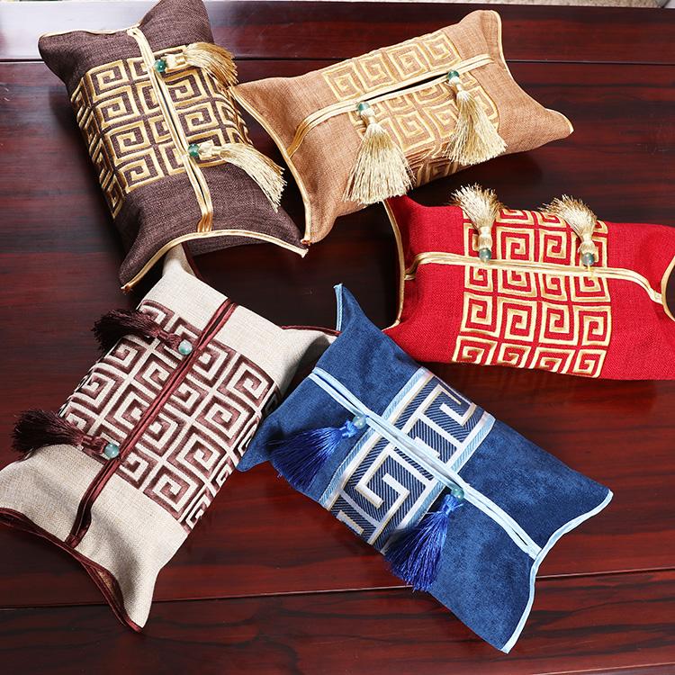 Cotton Linen Tissue Holder Box Napkin Holder Cover for Table Paper Case Chinese Pumping Napkin Paper Tissue Boxes Home
Cotton Linen Tissue Holder Box Napkin Holder Cover for Table Paper Case Chinese Pumping Napkin Paper Tissue Boxes Home