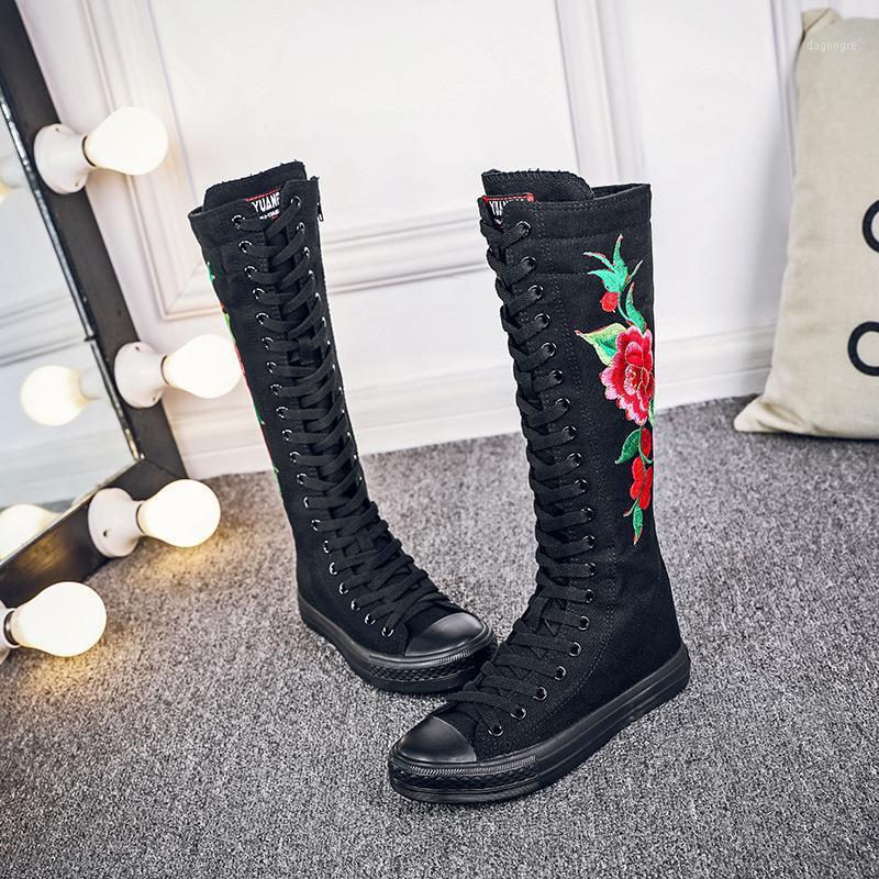 Winter Women Boots Keep Warm Plush Inside High Sneakers Canvas Flats Side Zipper Trend Flowers Printed Female Warm Cotton Shoes1, Black 2cm
Winter Women Boots Keep Warm Plush Inside High Sneakers Canvas Flats Side Zipper Trend Flowers Printed Female Warm Cotton Shoes1, Black 2cm