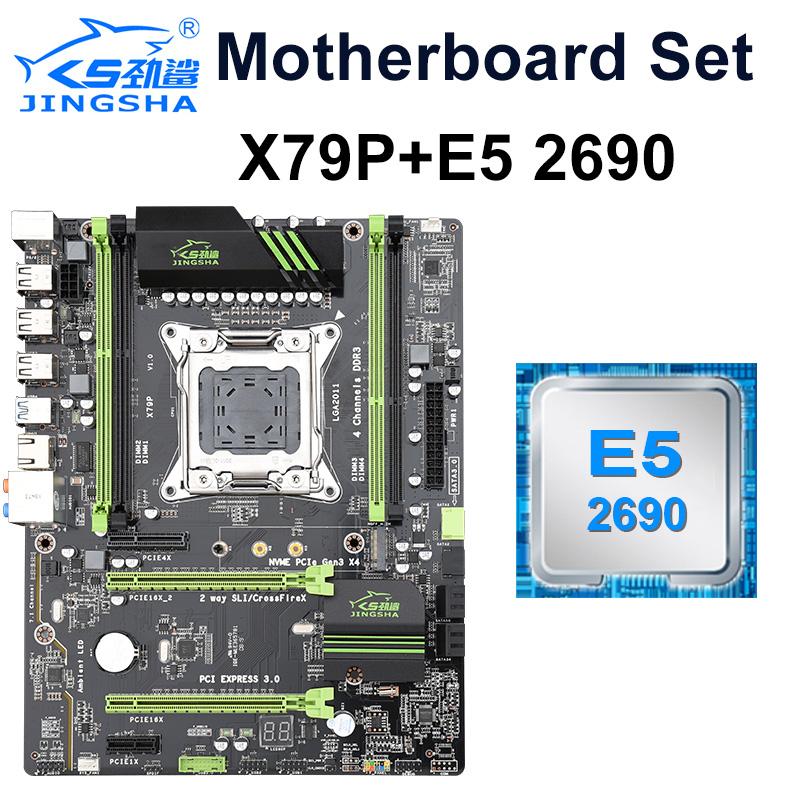 JINGSHA X79P motherboard set with Xeon LGA 2011 E5 2690(8 cores/16 threads) support DDR3 ECC REG memory
JINGSHA X79P motherboard set with Xeon LGA 2011 E5 2690(8 cores/16 threads) support DDR3 ECC REG memory