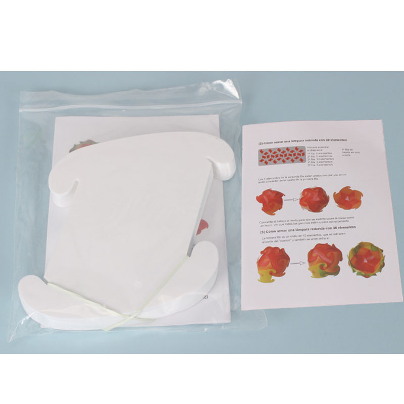 DIY Puzzle Light Lamp Shade 30Pcs Ceiling Lampshade Chandelier Pendant Lampshade Lamp Cover Pendant Light IQ Jigsaw Light