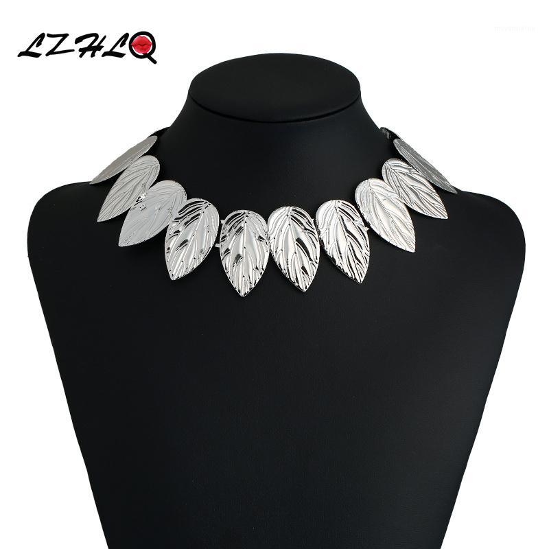 LZHLQ Rock Punk or Street Metal Leaf Personality Collar Choker Necklace Jewelry New Fashion Exaggerated collares Collier Femme1
LZHLQ Rock Punk or Street Metal Leaf Personality Collar Choker Necklace Jewelry New Fashion Exaggerated collares Collier Femme1