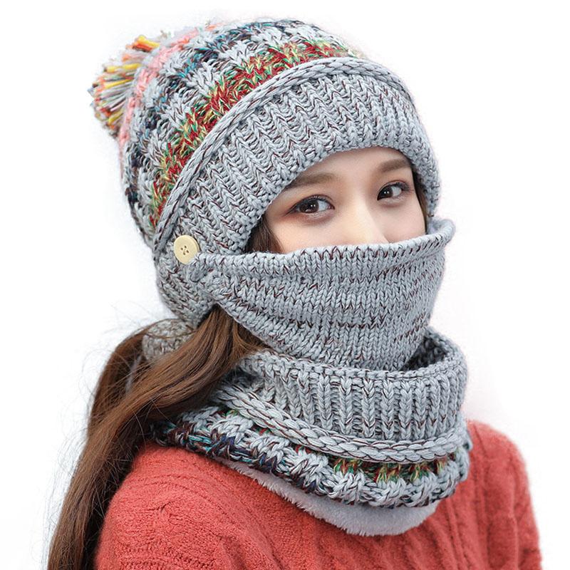 Beanie/Skull Caps SWAK Hat Winter Women Scarf Mask For Girls Neck Windproof Thick Warm Fleece Knitted Set 3 Pcs Riding, C-maroon
Beanie/Skull Caps SWAK Hat Winter Women Scarf Mask For Girls Neck Windproof Thick Warm Fleece Knitted Set 3 Pcs Riding, C-maroon
