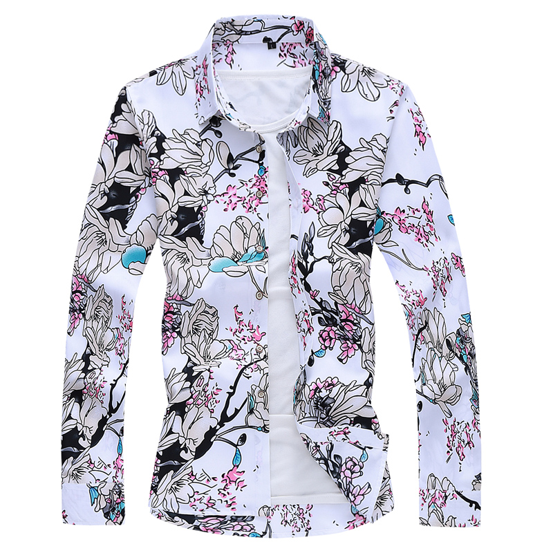 Men'S Long Sleeve 2020 New Fashion Print Floral Spring Autumn Casual Shirts Clothes kg-10, 259 3
Men'S Long Sleeve 2020 New Fashion Print Floral Spring Autumn Casual Shirts Clothes kg-10, 259 3