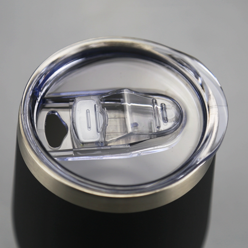 12oz Wine Tumbler Powder Coated Coffee Mugs Beer Glass Water Bottle 2 Layer Vacuum Insulated Beer Mug Party Champagne Mugs with Li2068302