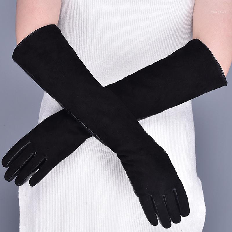NH Real Leather Gloves for Women Black Winter Touch Screen Long Gloves Soft Keep Warm Genuine Goatskin Suede Mittens Fashion New1
NH Real Leather Gloves for Women Black Winter Touch Screen Long Gloves Soft Keep Warm Genuine Goatskin Suede Mittens Fashion New1
