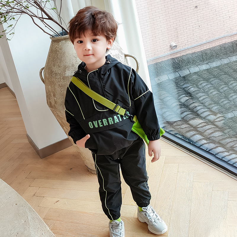 Baby Boy Girl Fall Clothing Set 2020 Autumn Toddler Clothes Long Sleeve Outfit Children Kids Wear Boys' Tracksuits 2 4 6 8 YearsX1019