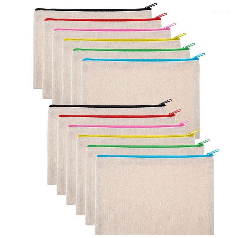12Pcs Multipurpose Cosmetic Bag Makeup Pouches with Zipper Canvas Bag Pencil Pouch Travel Toiletry for DIY Design1, Beige
12Pcs Multipurpose Cosmetic Bag Makeup Pouches with Zipper Canvas Bag Pencil Pouch Travel Toiletry for DIY Design1, Beige