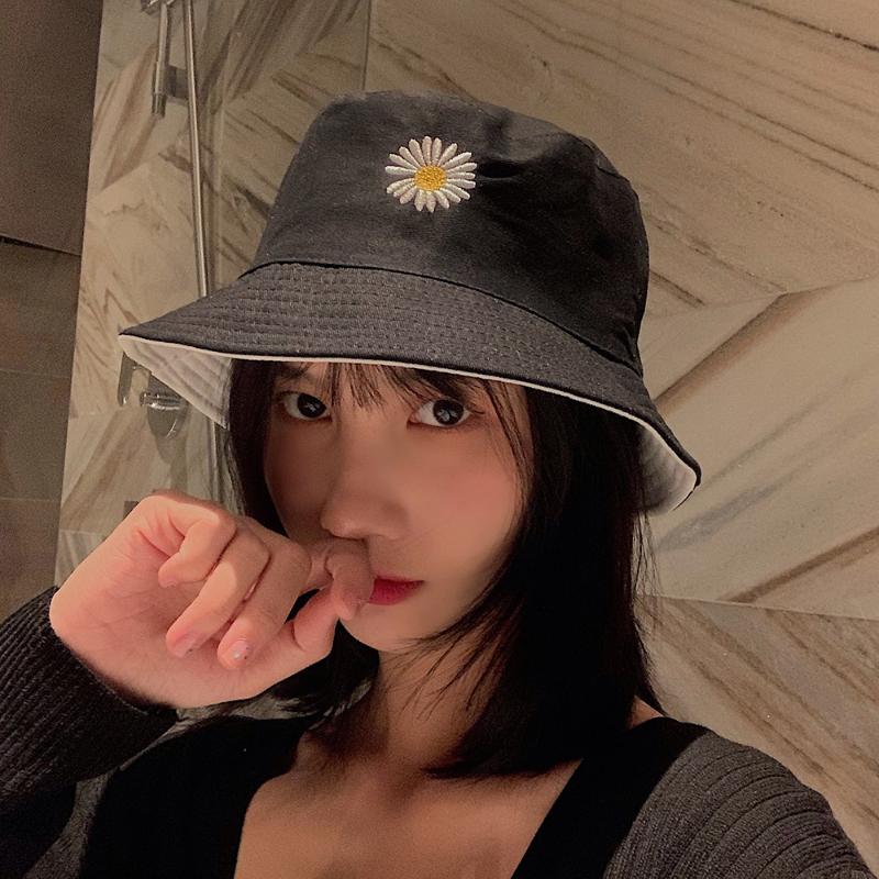 Summer New Bucket Hat Embroidered Daisy Double-Sided Cotton Fisherman Hat Men's Sports Sun-Shading Women's, Yellow
Summer New Bucket Hat Embroidered Daisy Double-Sided Cotton Fisherman Hat Men's Sports Sun-Shading Women's, Yellow