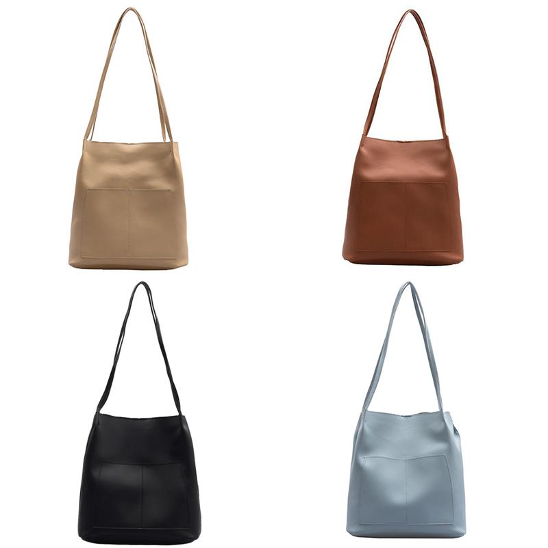 Women Shoulder Bag Large Capacity Soft PU Leather Female Handbag Casual Big Tote Lady Shopping Bags, Black
Women Shoulder Bag Large Capacity Soft PU Leather Female Handbag Casual Big Tote Lady Shopping Bags, Black