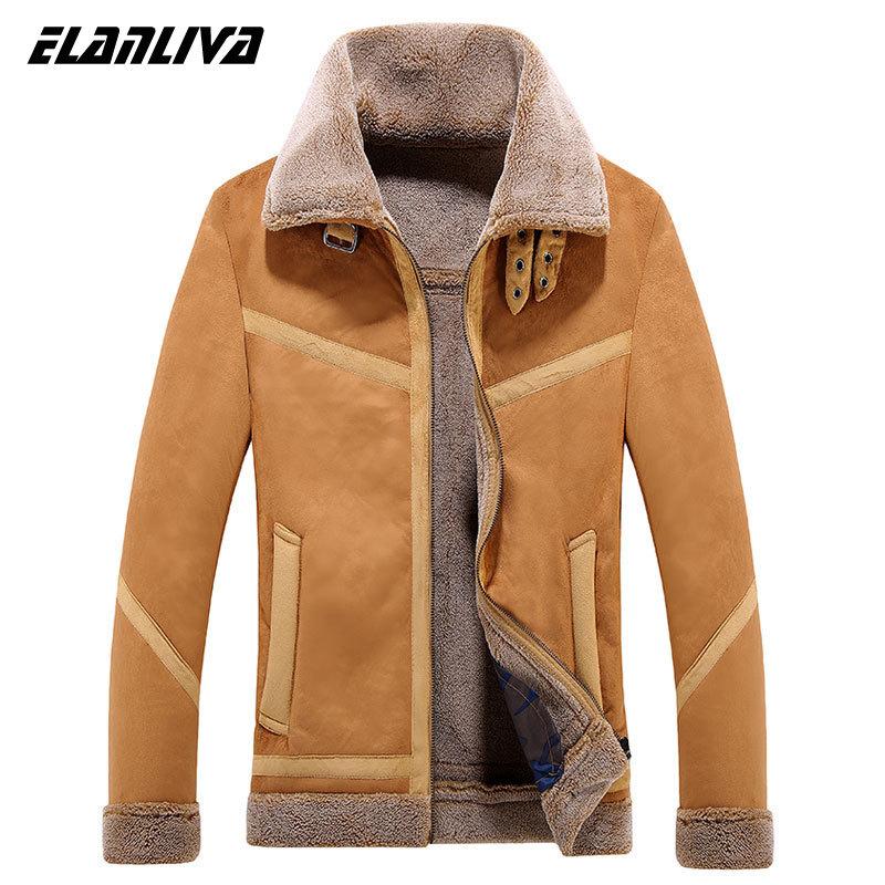 New Men's Fur Leather Jacket Winter Fashion Retro Warm Lamp Wool Flight Fur Leather Bomber Jacker Coats Men Overcoat 4XL AY820, Brown
New Men's Fur Leather Jacket Winter Fashion Retro Warm Lamp Wool Flight Fur Leather Bomber Jacker Coats Men Overcoat 4XL AY820, Brown