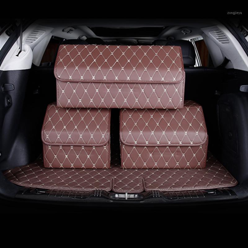 Car Trunk Organizer Box Storage Bag Auto Trash Tool Bag PU Leather Folding Large Cargo Storage Stowing Tidying Car Accessories1
Car Trunk Organizer Box Storage Bag Auto Trash Tool Bag PU Leather Folding Large Cargo Storage Stowing Tidying Car Accessories1