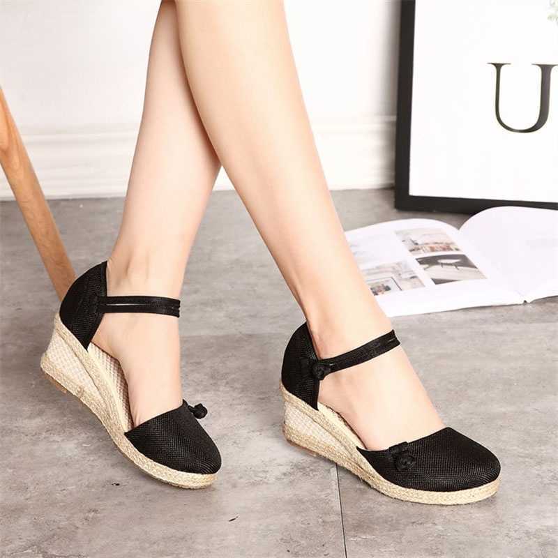 Classic luxury Designer Women Sandals Casual Linen Clogs Wedge Sandials Summer Red Pink 6cm High Heel Platform Espadrilles Spring Shoes 41 TopSelling, Black
Classic luxury Designer Women Sandals Casual Linen Clogs Wedge Sandials Summer Red Pink 6cm High Heel Platform Espadrilles Spring Shoes 41 TopSelling, Black