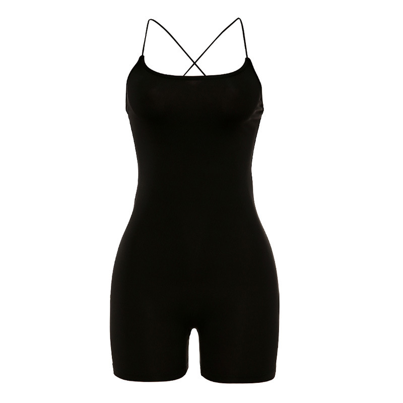 Black Sleeveless Yoga Set Sport Set Women Cross Tie Sexy Back Slim Jumpsuit Gym Suit Fitness Clothing Workout Clothes Romper
Black Sleeveless Yoga Set Sport Set Women Cross Tie Sexy Back Slim Jumpsuit Gym Suit Fitness Clothing Workout Clothes Romper