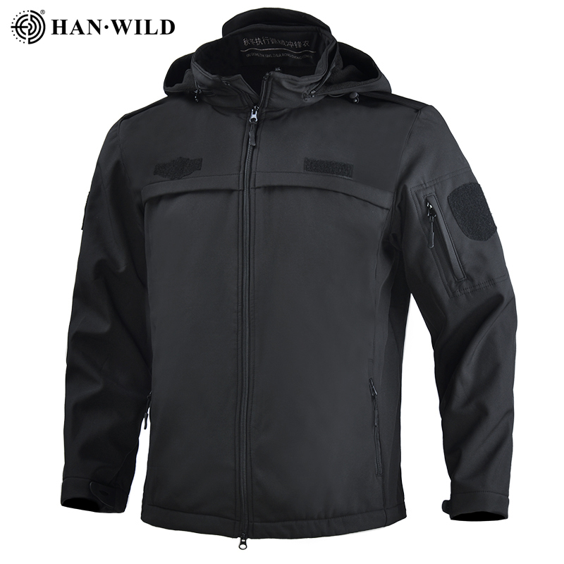 HAN WILD Military Jacket Men Hiking Jackets Softshell Clothes Windbreaker Tactical Army Hoody Jacket Winter Coat Adjustable 201128, Black
HAN WILD Military Jacket Men Hiking Jackets Softshell Clothes Windbreaker Tactical Army Hoody Jacket Winter Coat Adjustable 201128, Black