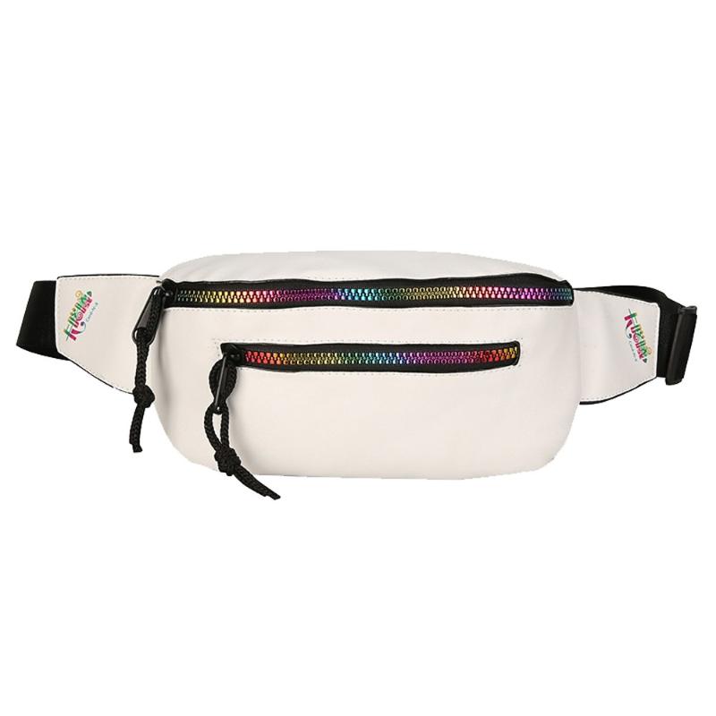 Fashion Unisex Color Zipper Bag Waist Bag Crossbody Chest Ladies Fanny Pack Female Belt Geometric Phone Pouch #LR3, White
Fashion Unisex Color Zipper Bag Waist Bag Crossbody Chest Ladies Fanny Pack Female Belt Geometric Phone Pouch #LR3, White