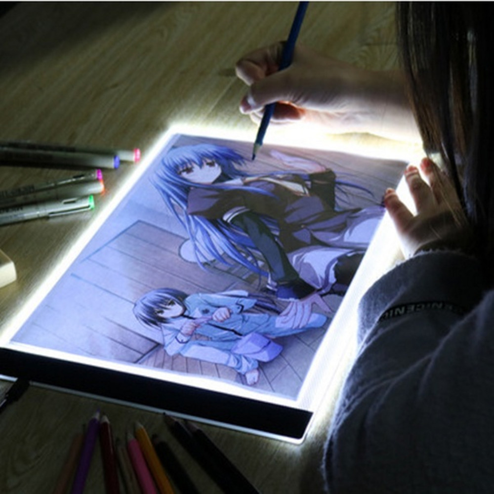 A5 USB Powered Ultra-thin LED Drawing Board Pad Animation Tracing Light Box Lightbox Tablet Blank Canvas 3 level Dimming Spot C0120
A5 USB Powered Ultra-thin LED Drawing Board Pad Animation Tracing Light Box Lightbox Tablet Blank Canvas 3 level Dimming Spot C0120