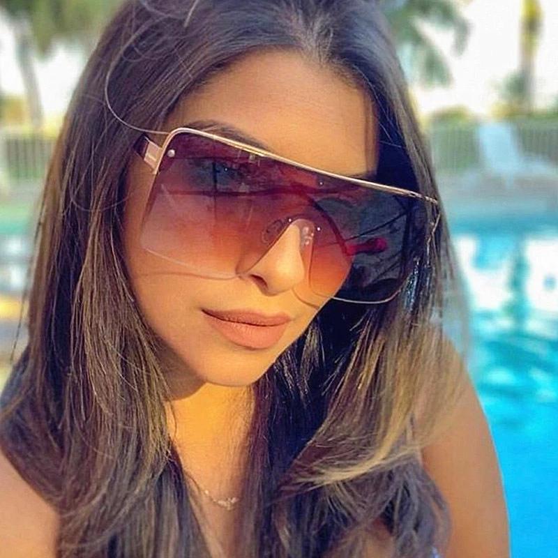 Sunglasses Flat Top Women Brand Designer 2021 Trend Oversized Sunglass Female Gradient Color Shield Sun Glasses Shades For
Sunglasses Flat Top Women Brand Designer 2021 Trend Oversized Sunglass Female Gradient Color Shield Sun Glasses Shades For
