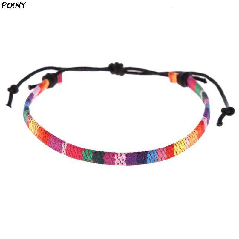 Hand-braided Lgbtq Rainbow Bracelet Charms Braslet for Community Love Is Gay Pride Armband Accessories