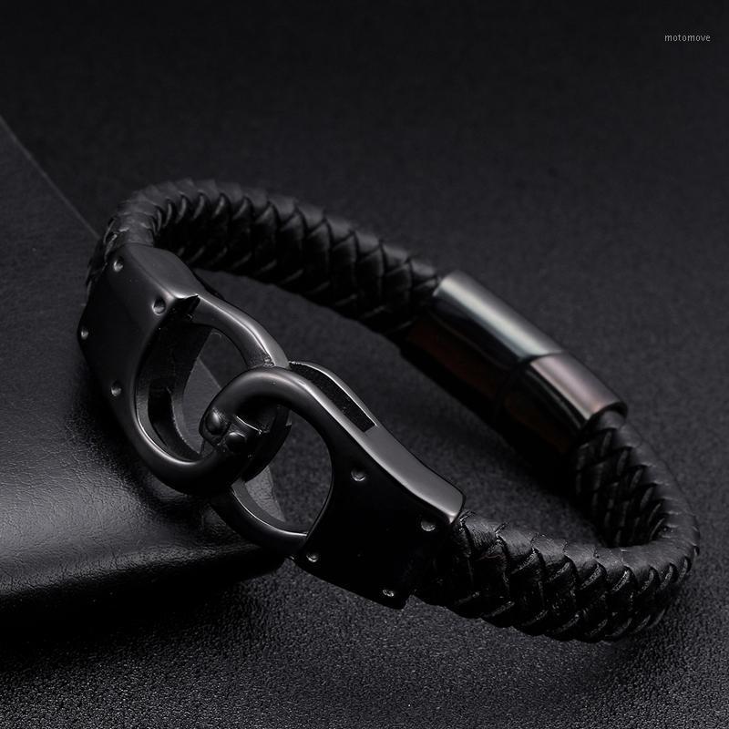 Black Genuine Leather Men Bangles Luxury Braided Vintage Wrap Charm Bracelets Male Sporty Magnetic Clasp Jewelry1
Black Genuine Leather Men Bangles Luxury Braided Vintage Wrap Charm Bracelets Male Sporty Magnetic Clasp Jewelry1