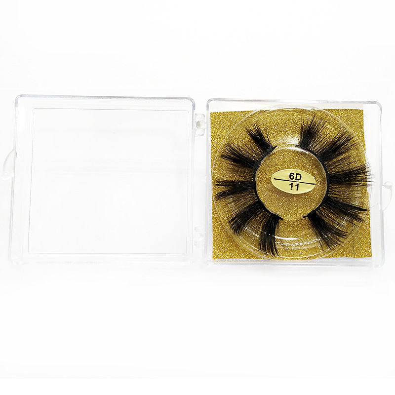 6D Mink Eyelashes Eye Makeup Mink False Lashes Soft Natural Thick Fake Eyelashes Eye Lashes Extension Beauty Tools With Box Pestanas De Vison 6D
