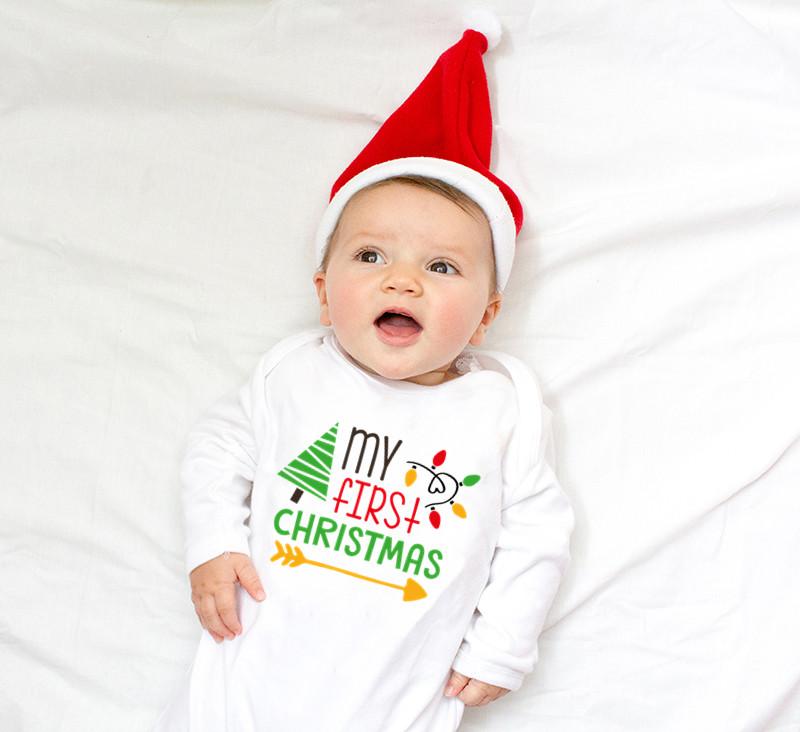 Autumn Winter Cute Cotton My 1st Christmas Newborn Baby Boys Girls One Piece Long Sleeve Bodysuit Jumpsuit Outfit Clothes, Blank 
Autumn Winter Cute Cotton My 1st Christmas Newborn Baby Boys Girls One Piece Long Sleeve Bodysuit Jumpsuit Outfit Clothes, Blank