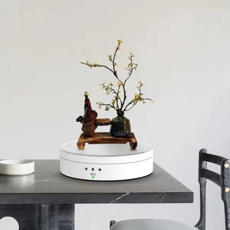 High Power Electric Rotating Mirror Jewelry Display Stand Base Jewelry Organizer Turntable Jewellery Packaging Display Box MX200810